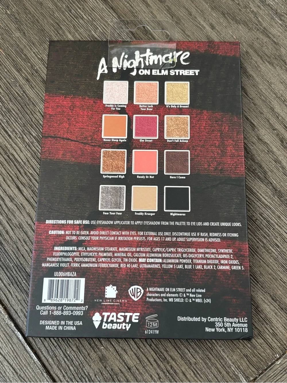 A Nightmare On Elm Street • Freddy Krueger 12-Shade Eyeshadow Palette